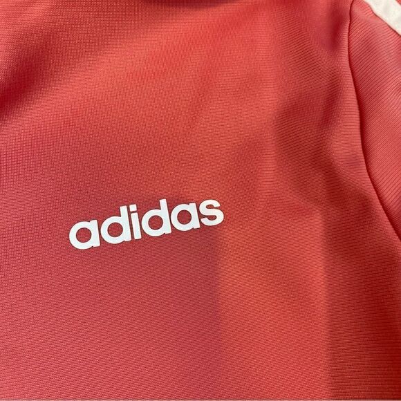 Adidas Essentials 3-Stripe Track Jacket Hazy Rose Pink Small - Picture 4 of 6